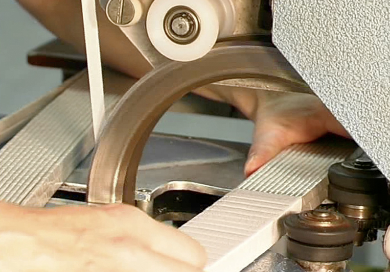 Imagen del proceso de Encintado