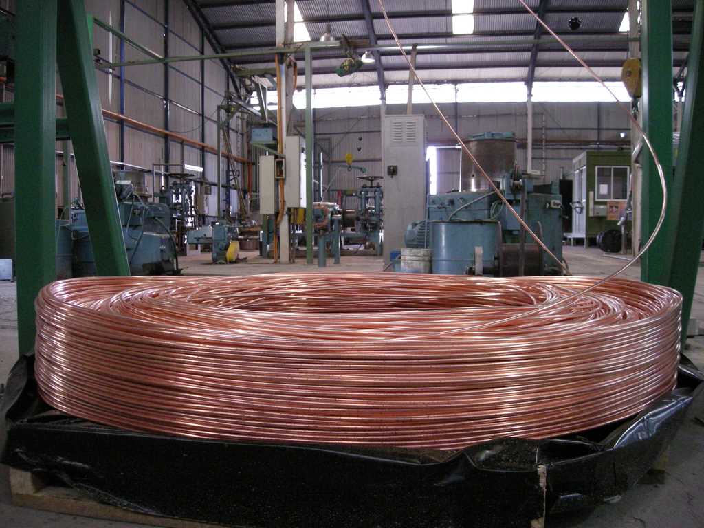 Imagen de bobinas de cobre de alta calidad