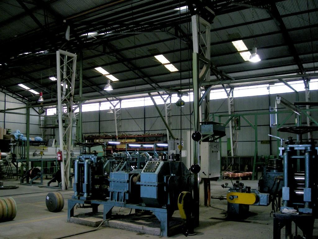 Imagen del proceso de Trefilación